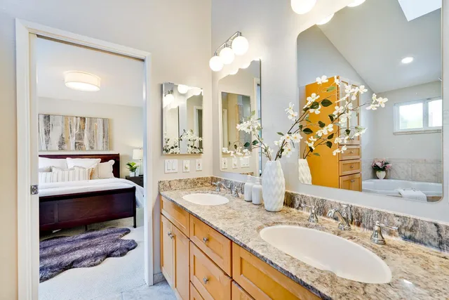 a bathroom with a sink and a bathtub