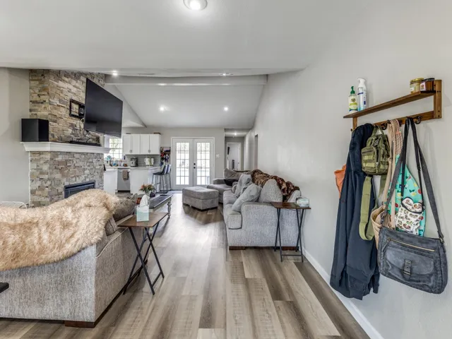 a view of outdoor space yard and swimming pool