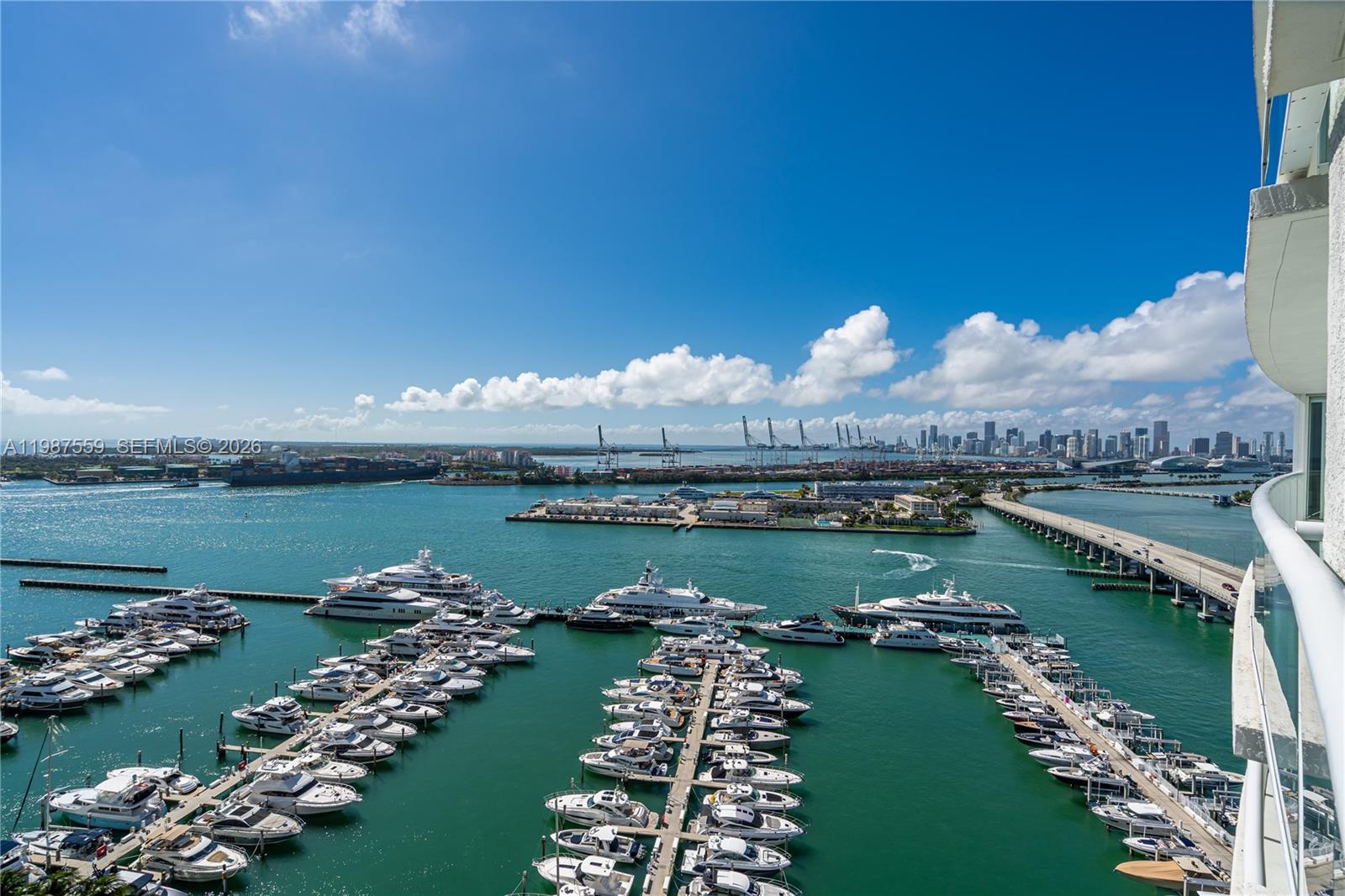 450 Alton Road, Unit 2005 Miami Beach, FL 33139 - Photo 18 of 19 a view of a city with lake view