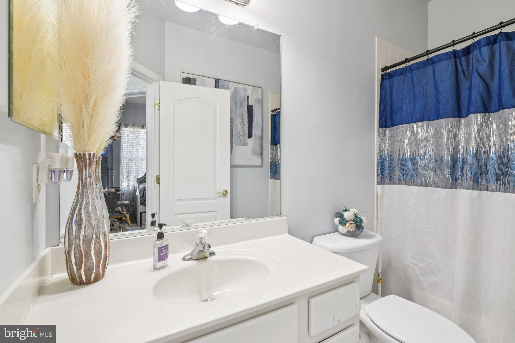 4334 Talmadge Circle Suitland, MD 20746 - Photo 16 of 29 a bathroom with a sink toilet and a mirror