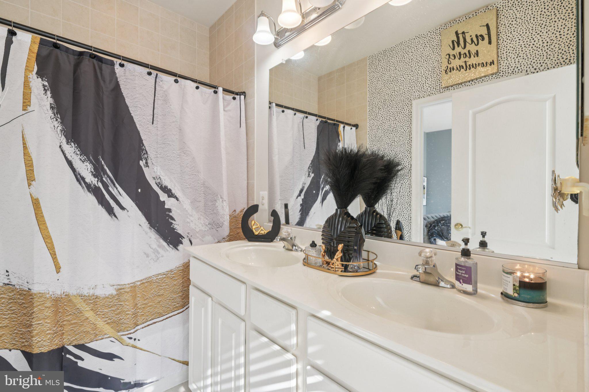 4334 Talmadge Circle Suitland, MD 20746 - Photo 25 of 29 a bathroom with a sink and a mirror