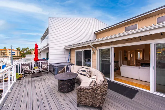 a view of a city with an ocean view