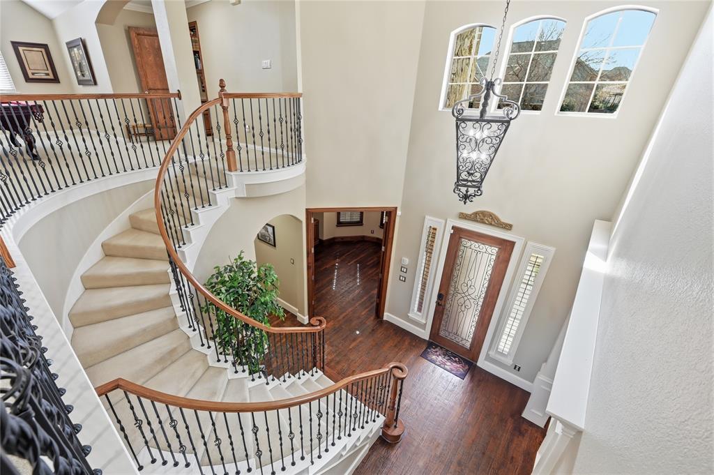 1316 Rio Grande Drive Allen, TX 75013 - Photo 3 of 40 a view of entryway with wooden floor