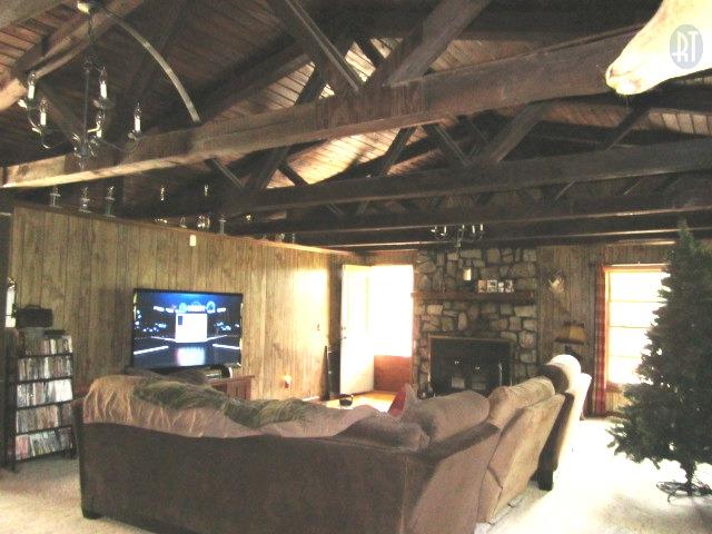 3060 Panhandle Road Wartrace, TN 37183 - Photo 2 of 20 vaulted ceiling with tongue & groove ceiling & exposed beams