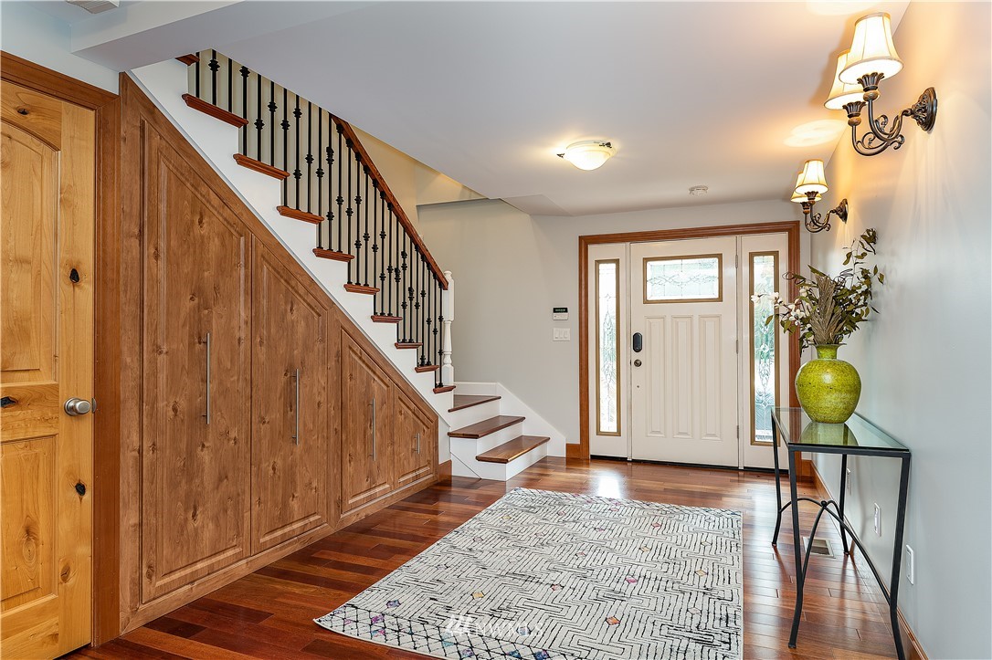 17325 3rd Avenue Southeast Bothell, WA 98012 - Photo 5 of 40 a view of entryway and hall with wooden floor