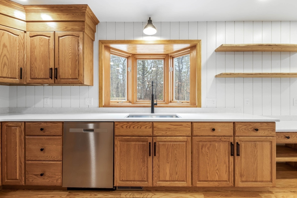 10 Alden Street Ludlow, MA 01056 - Photo 5 of 41 a view of granite countertop cabinets and wooden floor