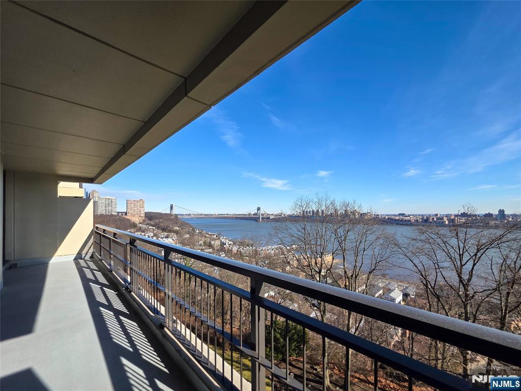 1 Horizon Road, Unit 811 Fort Lee, NJ 07024 - Photo 13 of 17 a view of city from a balcony