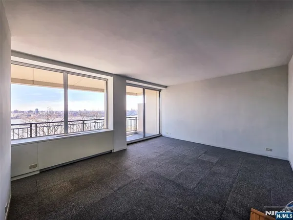 a view of a room with window