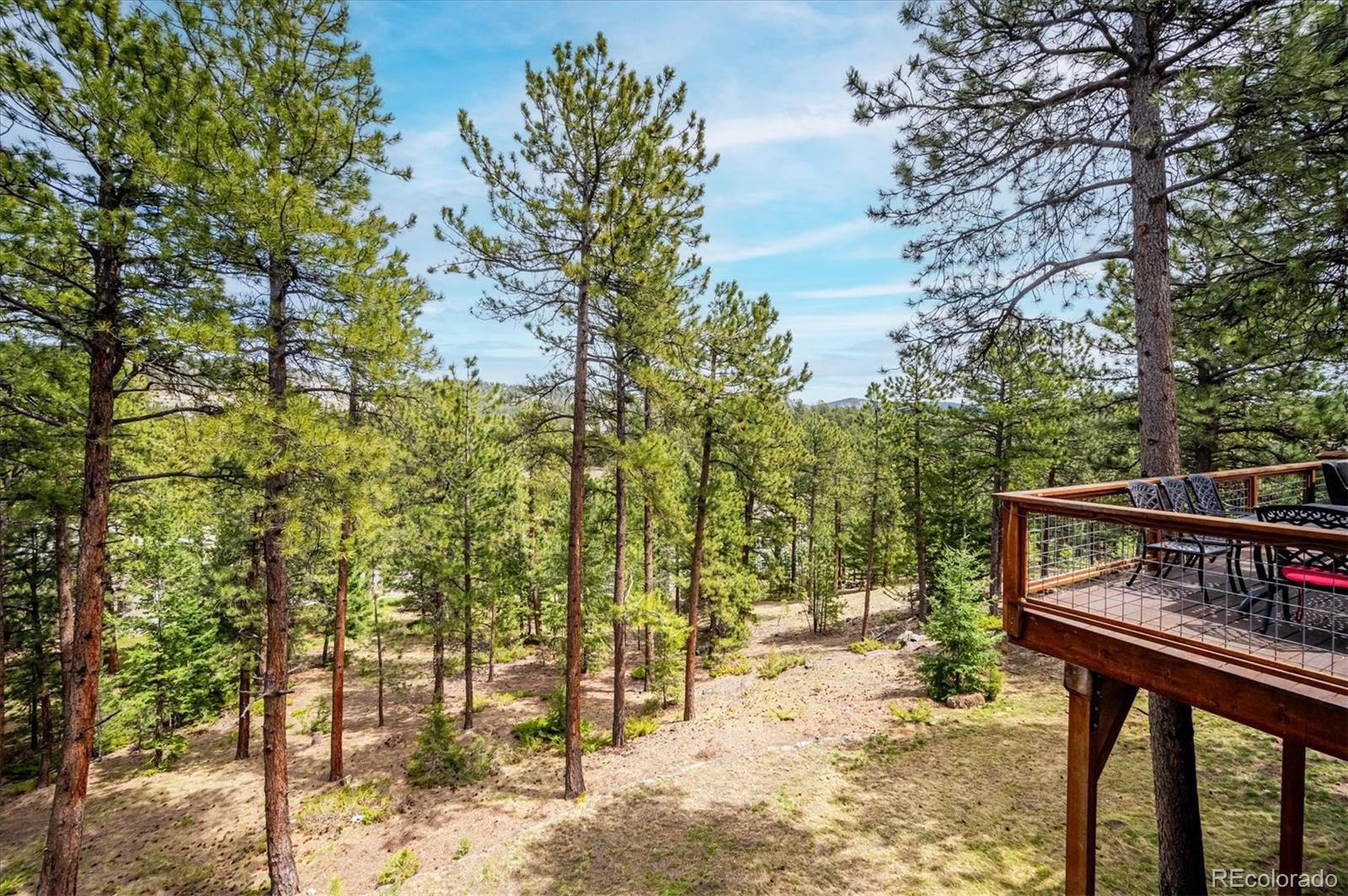 1784 Prima Lane Evergreen, CO 80439 - Photo 20 of 37 a view of a balcony with chairs