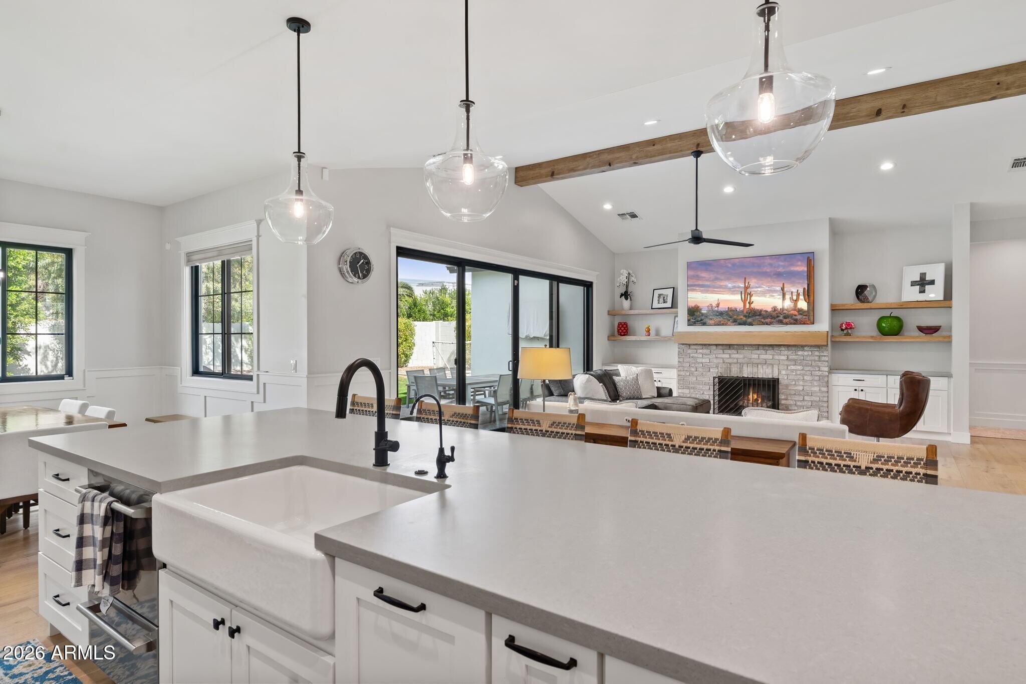 4164 East Camelback Road Phoenix, AZ 85018 - Photo 15 of 55 Kitchen/Family Room