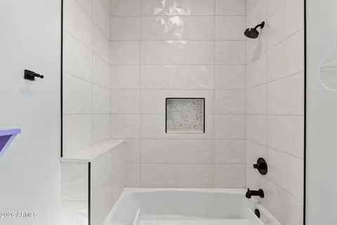 a room with a table and a window