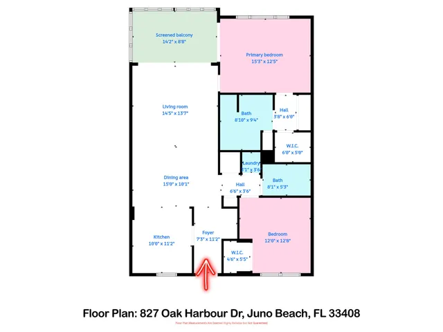 $4,000 | 827 Oak Harbour Drive, Juno Beach, FL 33408