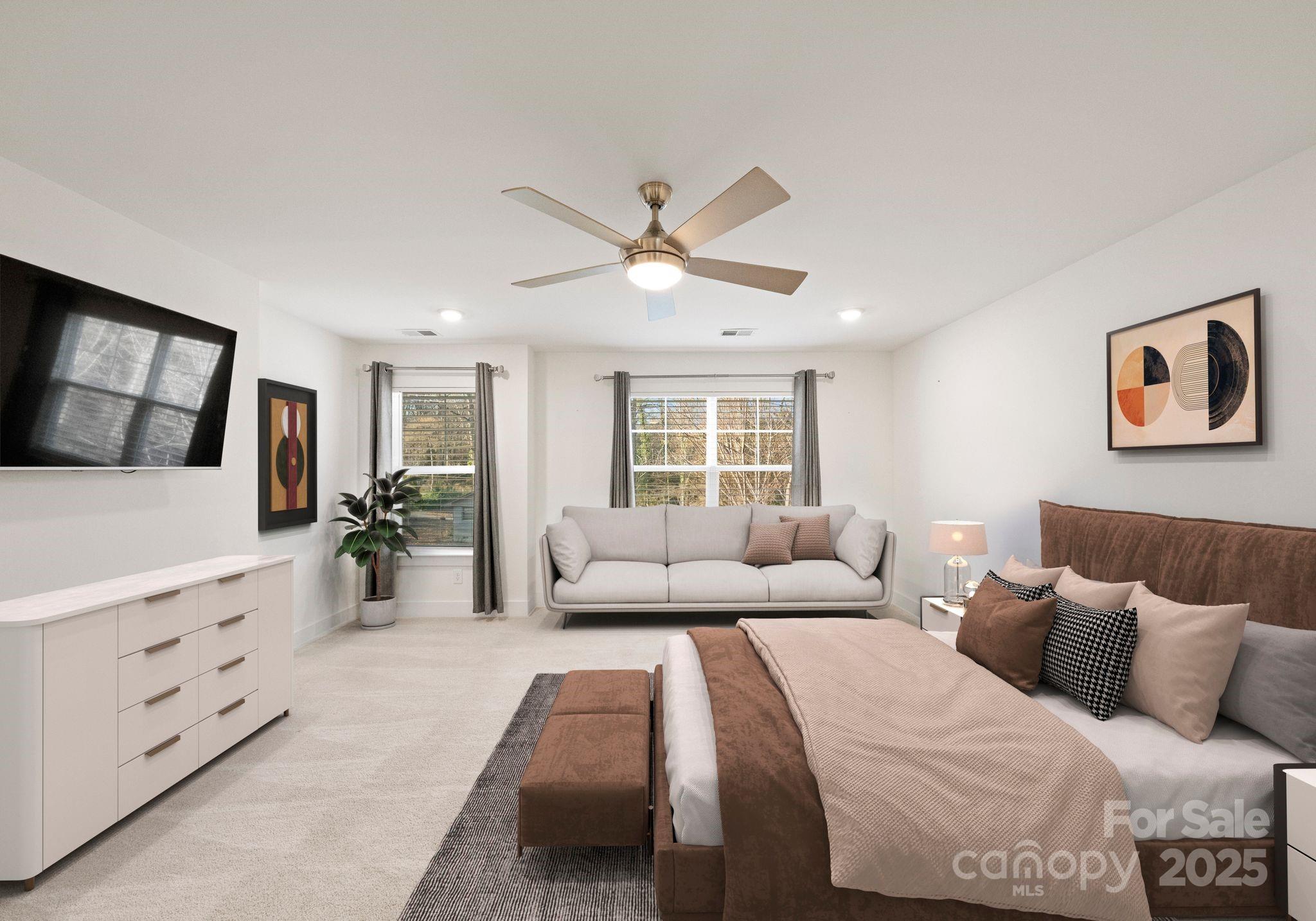619-r L R L Stowe Road Belmont, NC 28012 - Photo 16 of 33 a bedroom with furniture and a large window