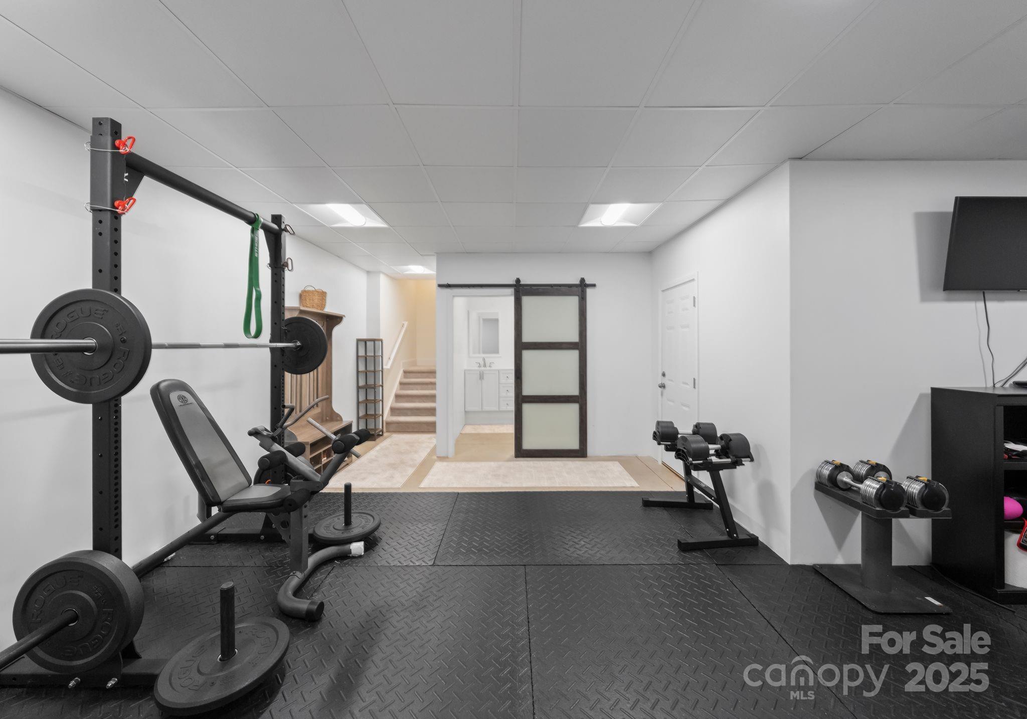 619-r L R L Stowe Road Belmont, NC 28012 - Photo 30 of 33 a view of a room with gym equipment