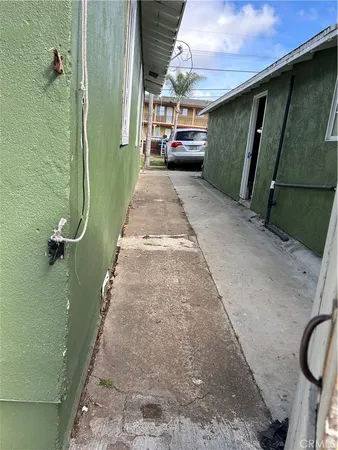 a view of a car garage door