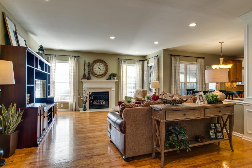 508 Rafe Court Franklin, TN 37064 - Photo 8 of 30 a living room with fireplace furniture and a fireplace