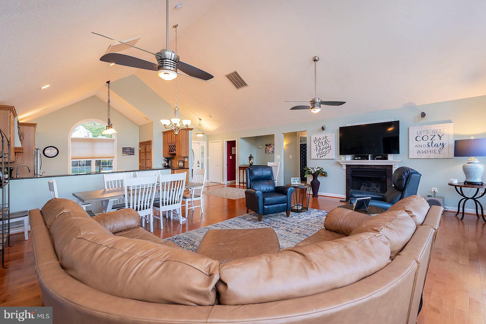 1069 Mitchell Point Road Mineral, VA 23117 - Photo 20 of 77 Open living area w/ gas fireplace