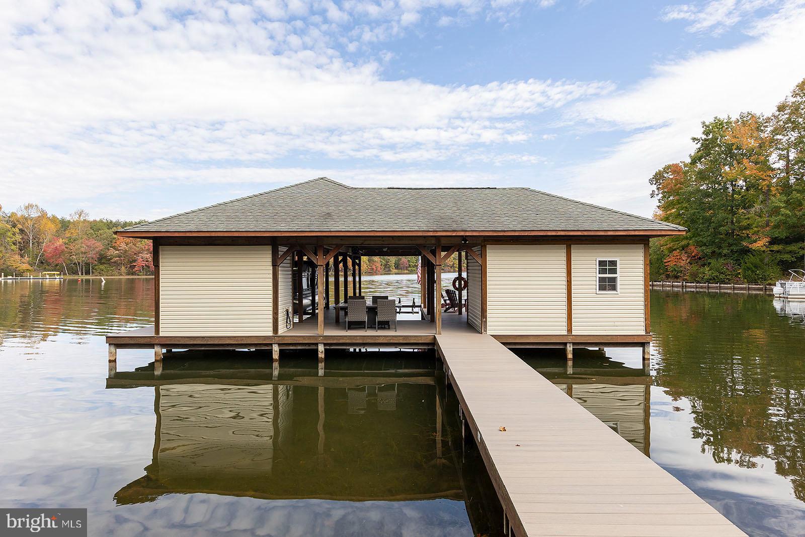 1069 Mitchell Point Road Mineral, VA 23117 - Photo 67 of 77 Boathouse w/ new Trex walkway and decking