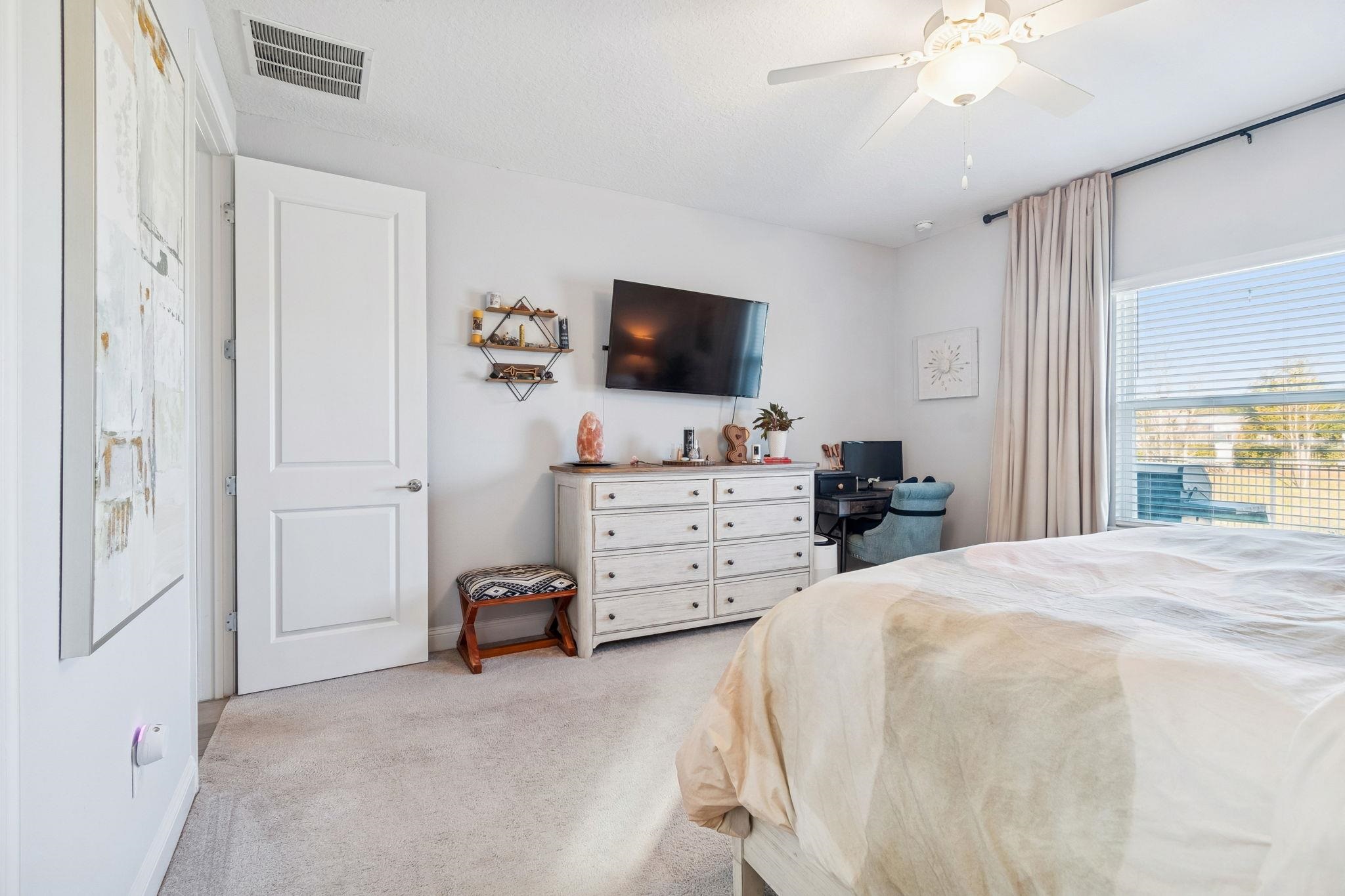 262 Killarney Avenue St. Johns, FL 32259 - Photo 35 of 100 Bedroom featuring light colored carpet and ceiling fan