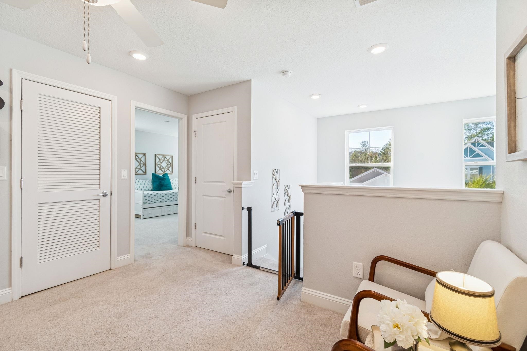 262 Killarney Avenue St. Johns, FL 32259 - Photo 45 of 100 Sitting room featuring an upstairs landing and light carpet