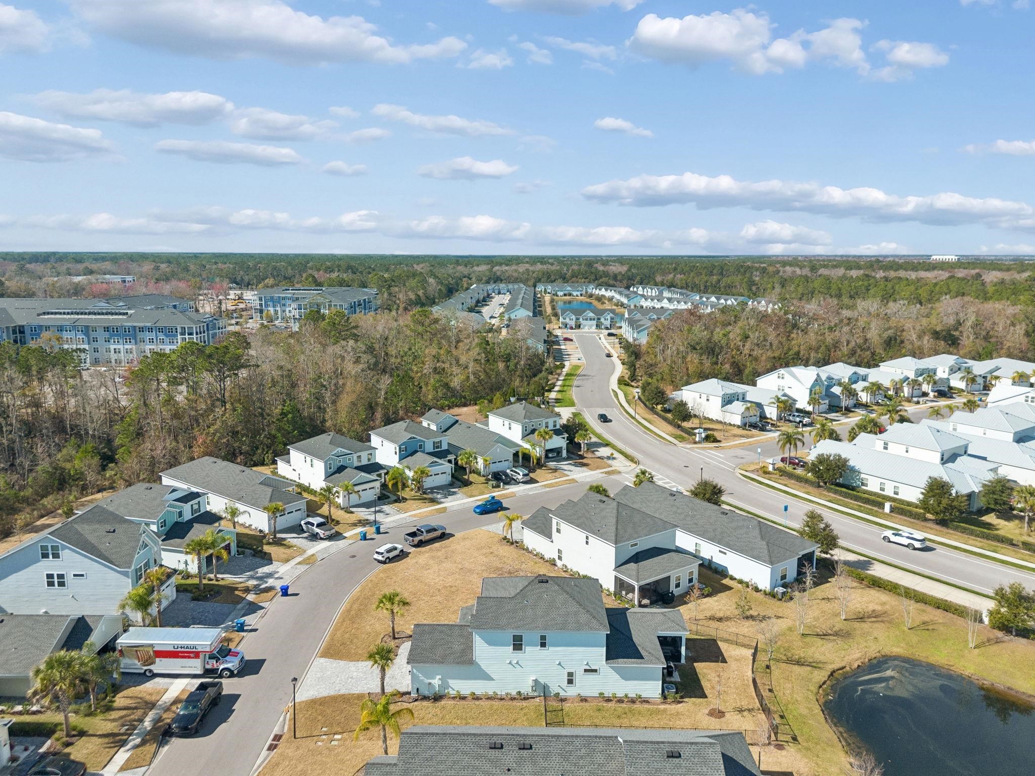 262 Killarney Avenue St. Johns, FL 32259 - Photo 78 of 100 Aerial perspective of suburban area