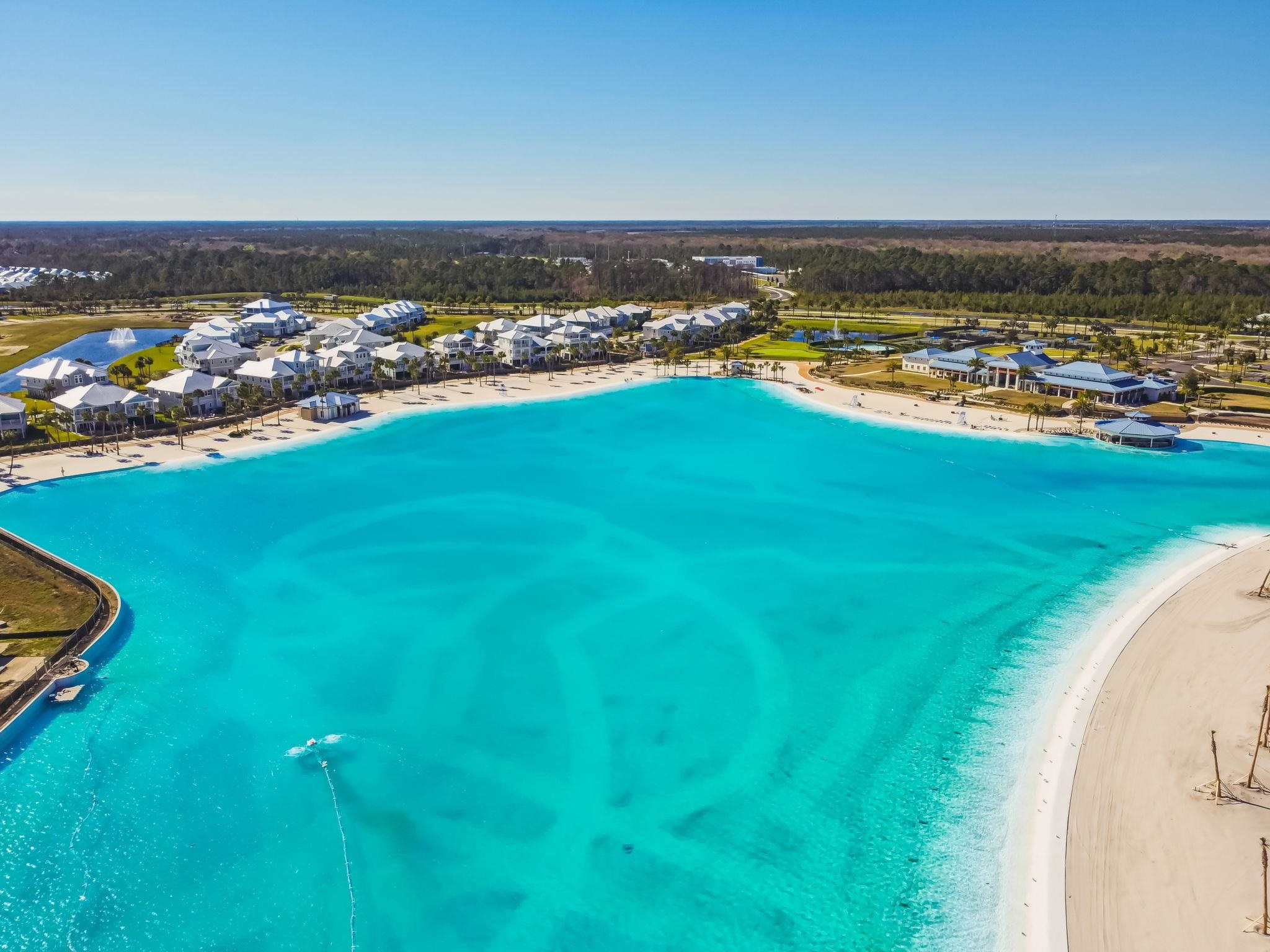 262 Killarney Avenue St. Johns, FL 32259 - Photo 83 of 100 Aerial view of residential area with a large body of water