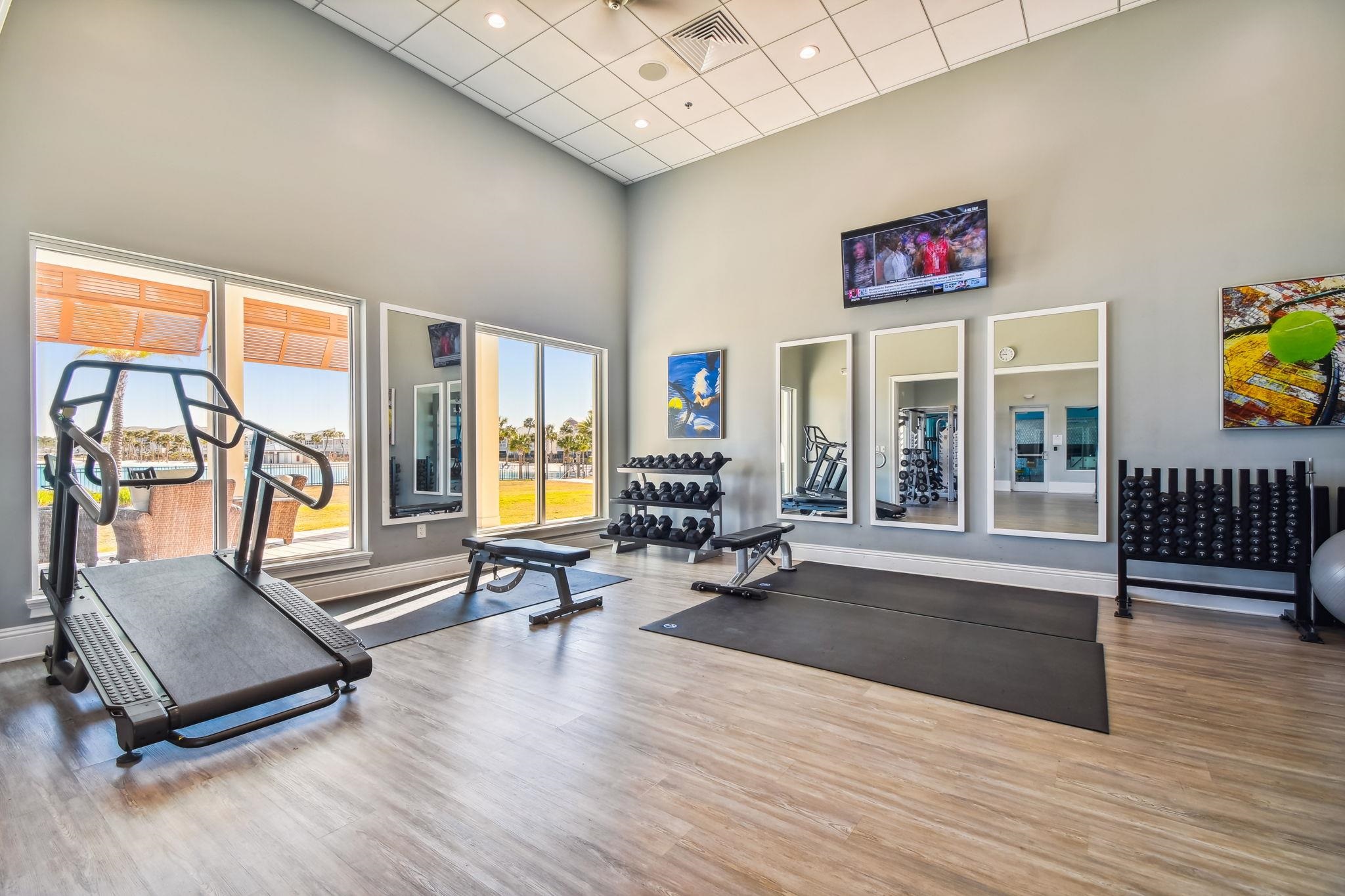 262 Killarney Avenue St. Johns, FL 32259 - Photo 90 of 100 Gym with a towering ceiling and a paneled ceiling