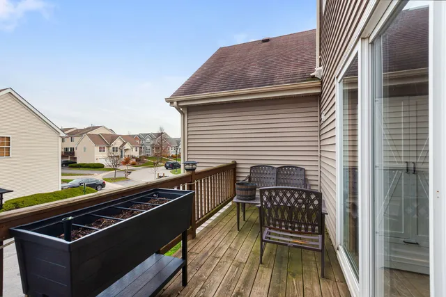 a view of outdoor space with seating space