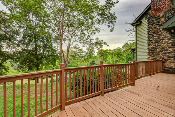 a view of a house with a balcony