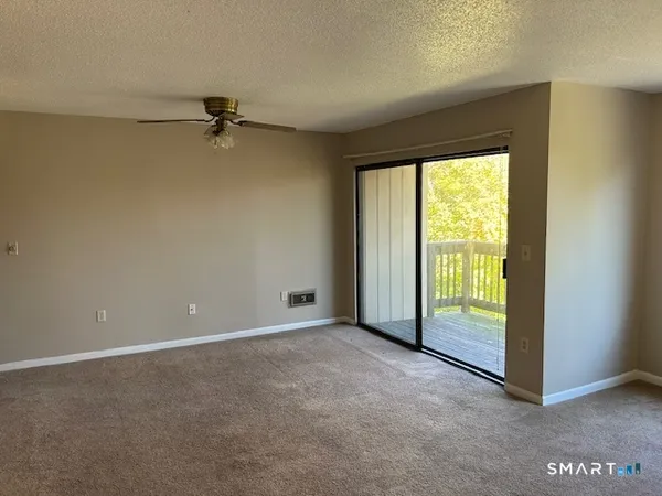 a view of hallway with an entryway