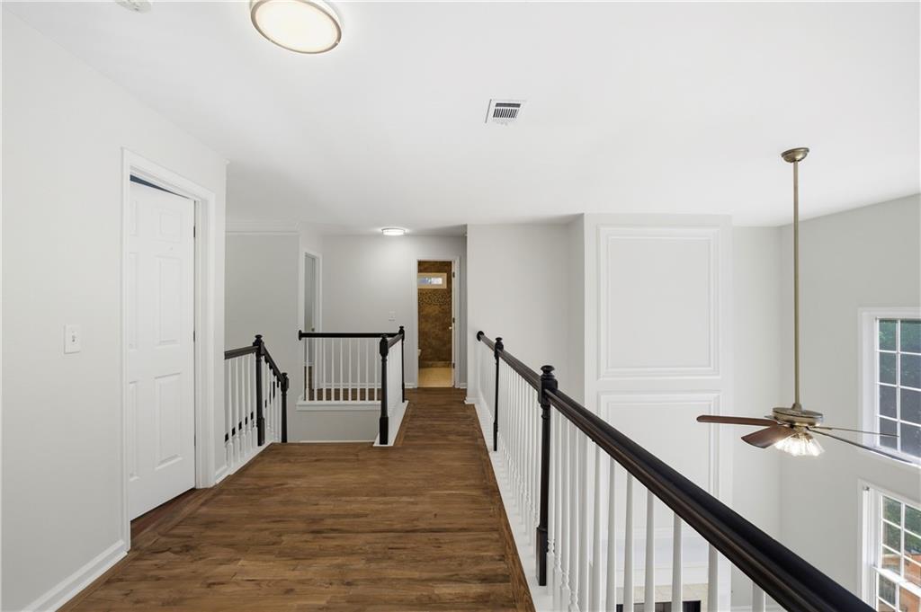 110 Mayes Farm Road Northwest Marietta, GA 30064 - Photo 21 of 49 a view of a hallway with workspace