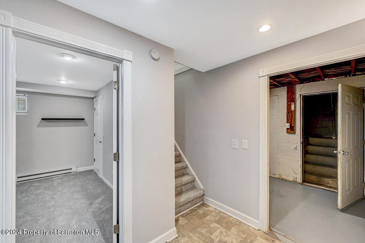 104 Bowens Road Moscow, PA 18444 - Photo 32 of 48 a view of a hallway with hallway and stairs