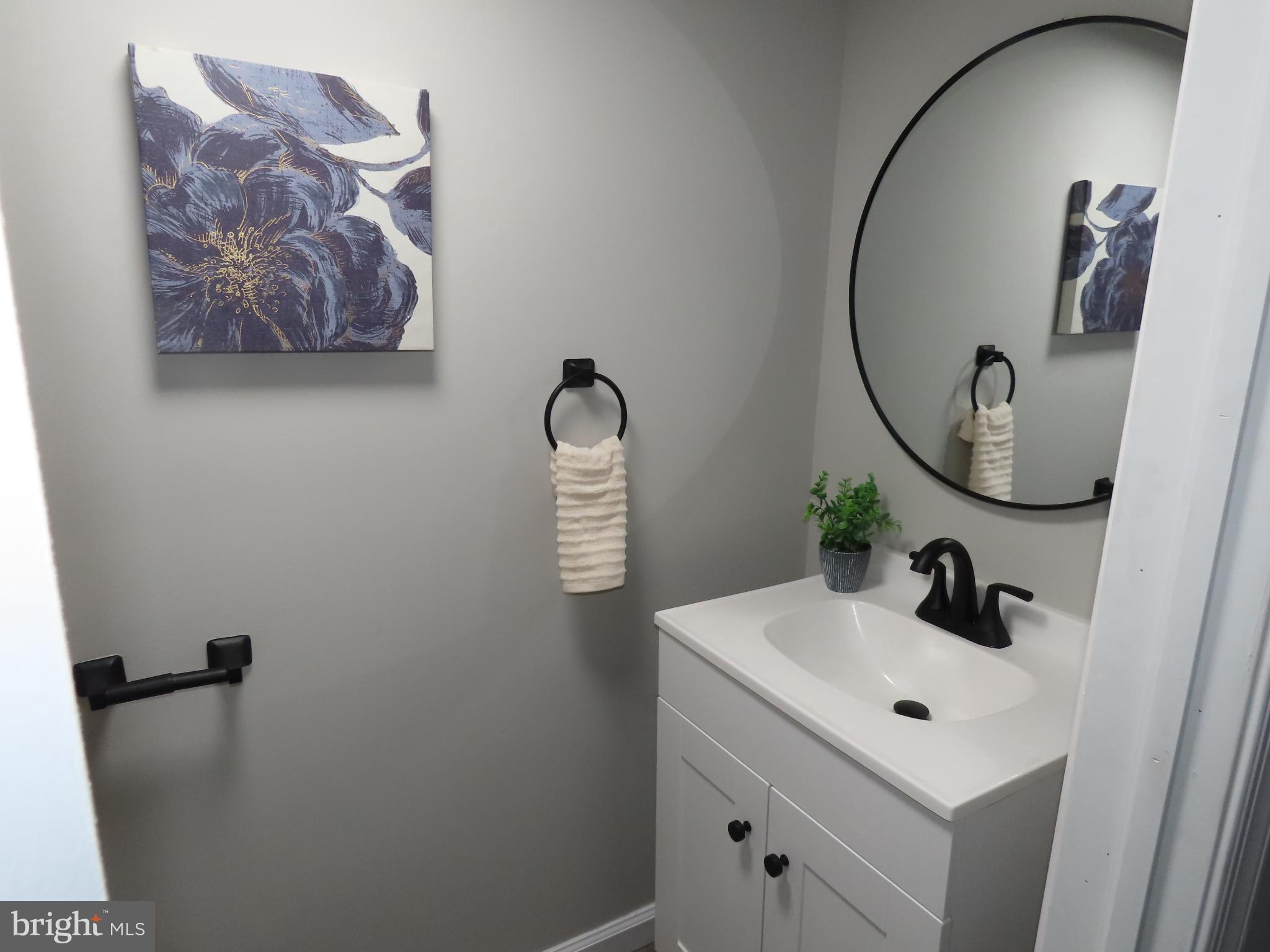 563 Principio Road Port Deposit, MD 21904 - Photo 16 of 16 a bathroom with a sink and mirror