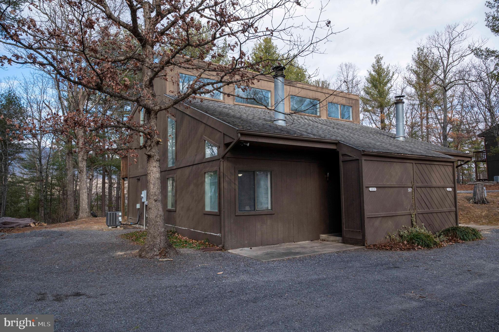 377 Spitz Lane, Unit 100 Basye, VA 22810 - Photo 35 of 69 a house with a tree in front of it