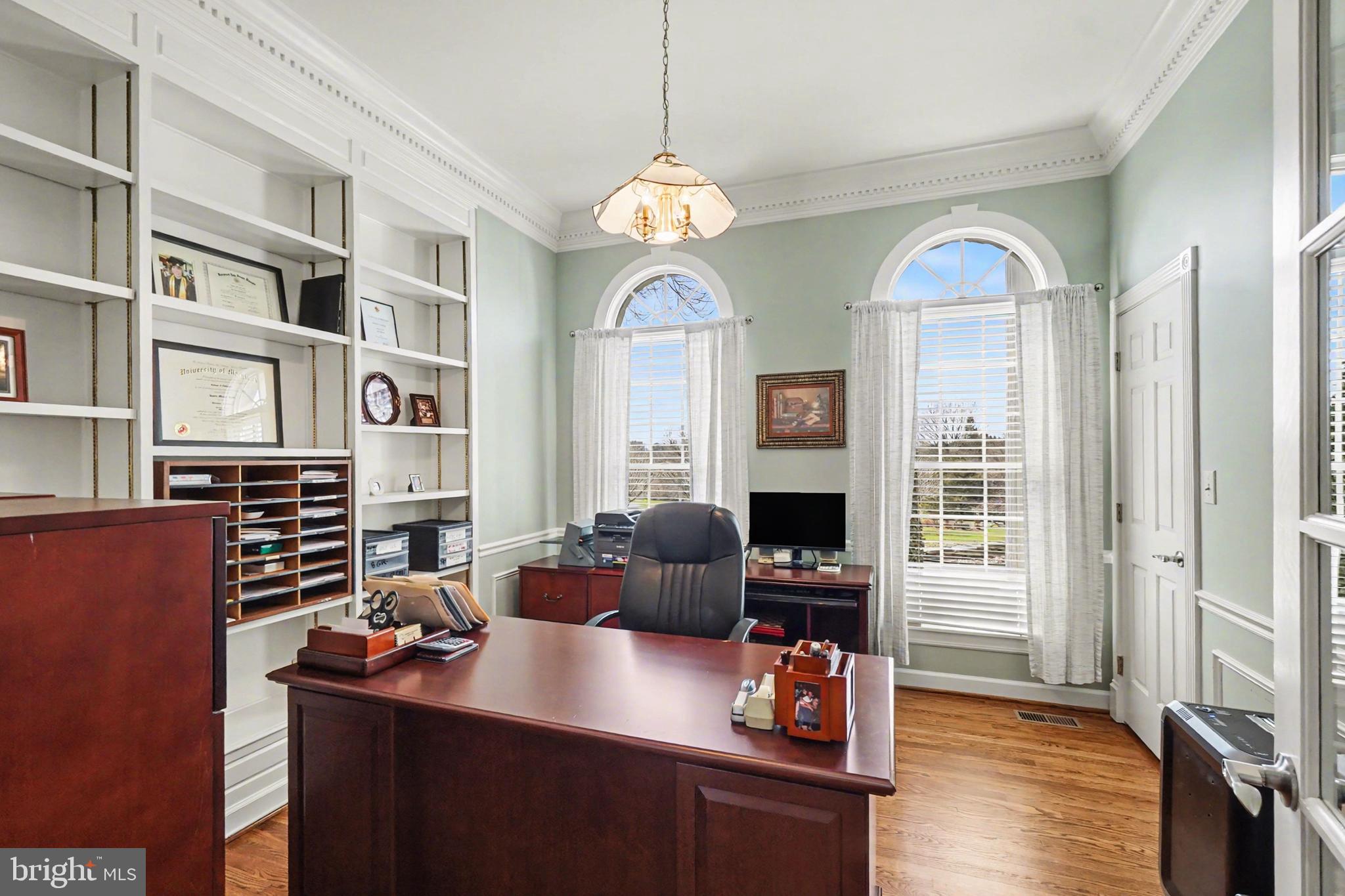2309 Kings Arms Drive Fallston, MD 21047 - Photo 32 of 89 a view of a workspace with furniture and a window