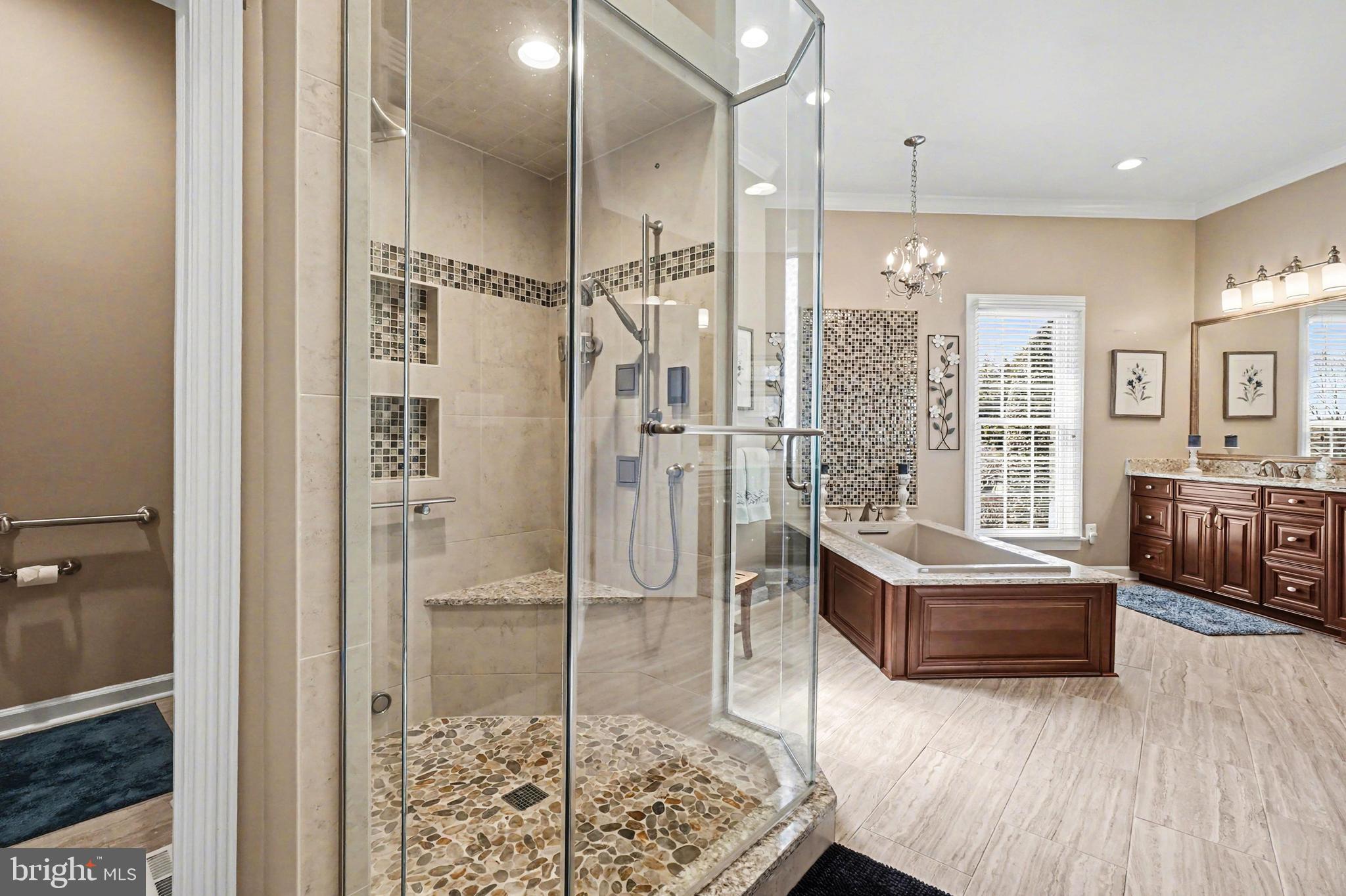 2309 Kings Arms Drive Fallston, MD 21047 - Photo 39 of 89 Steam shower and separate soaking tub