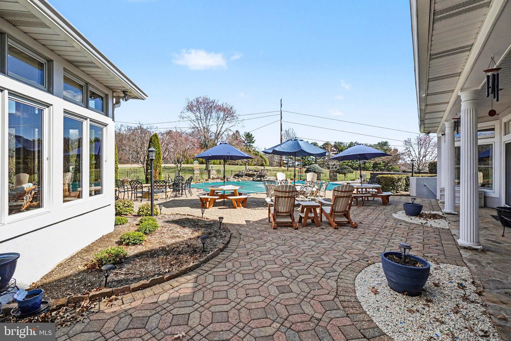 2309 Kings Arms Drive Fallston, MD 21047 - Photo 75 of 89 Brick paver patio leads to backyard oasis