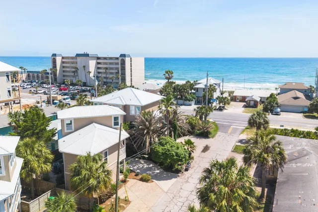 a view of ocean and city