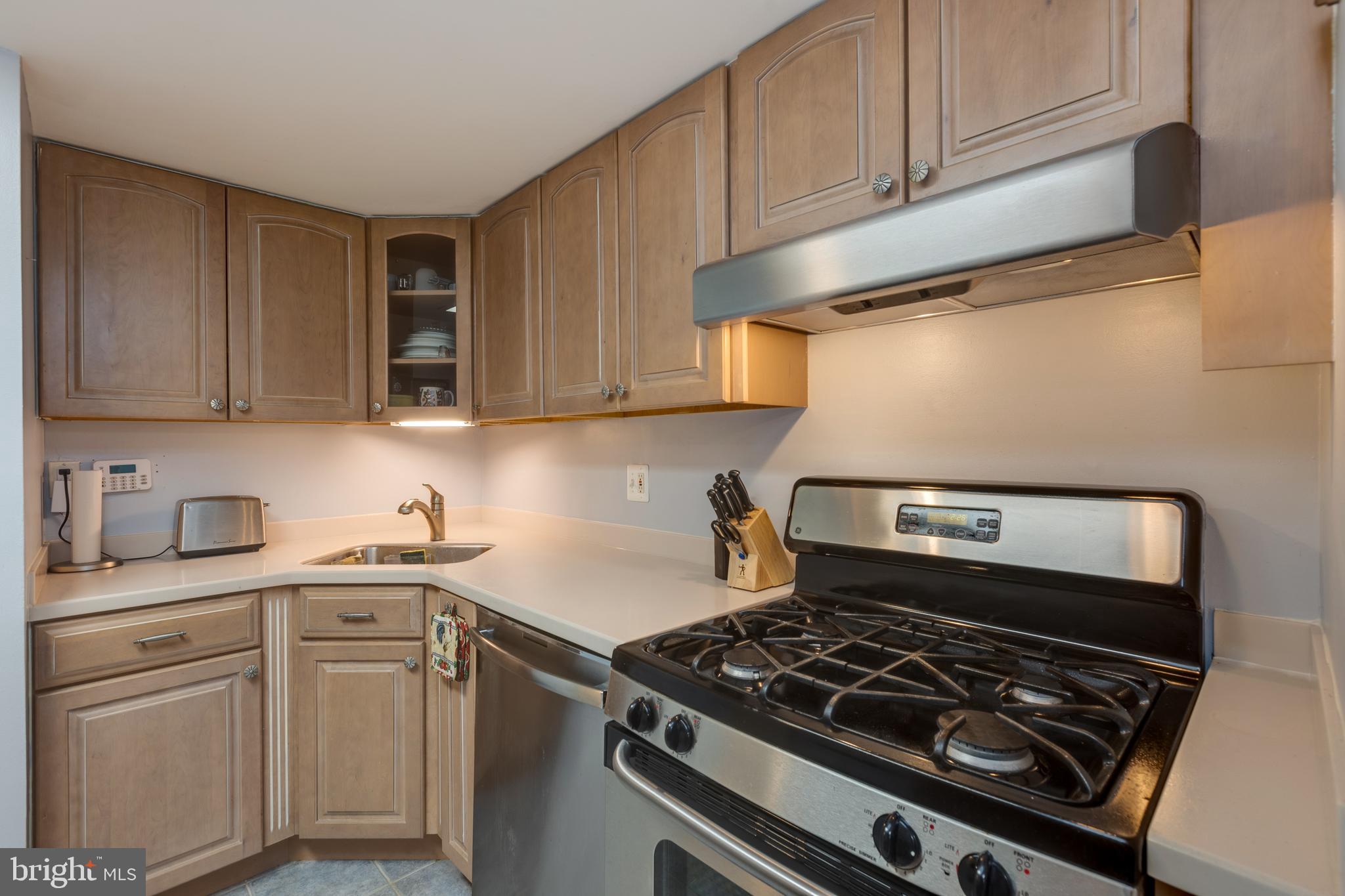 1427 Northgate Square, Unit 2A Reston, VA 20190 - Photo 10 of 50 Updated Kitchen Cabinets & Countertops