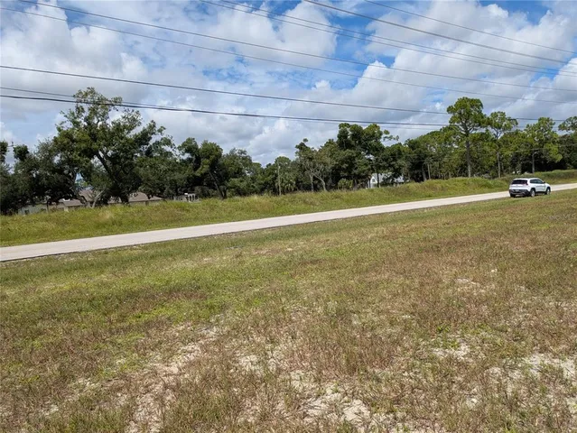 a view of a green field