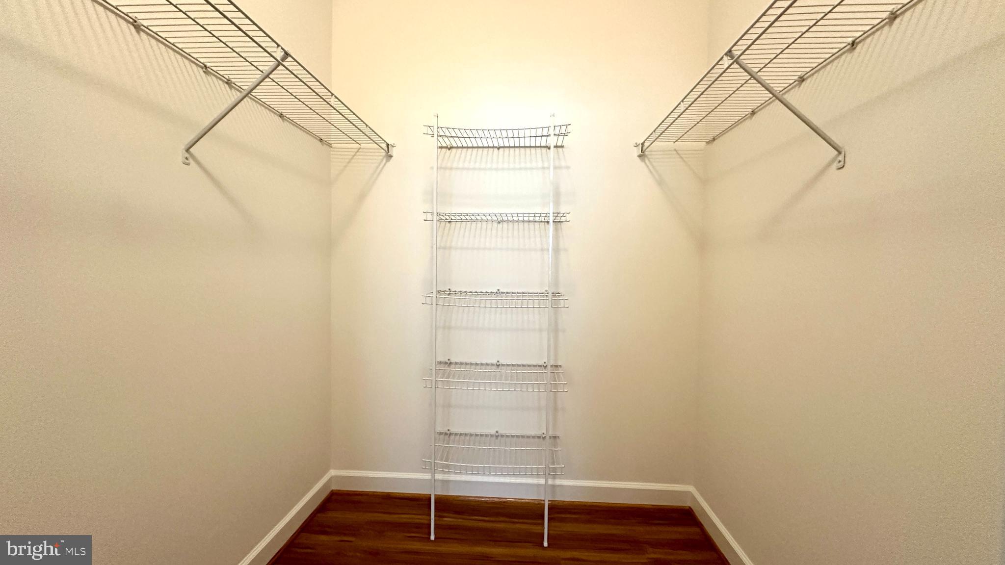 14020 Castle Ridge Way, Unit 38 Silver Spring, MD 20904 - Photo 17 of 30 a view of walk in closet with empty racks