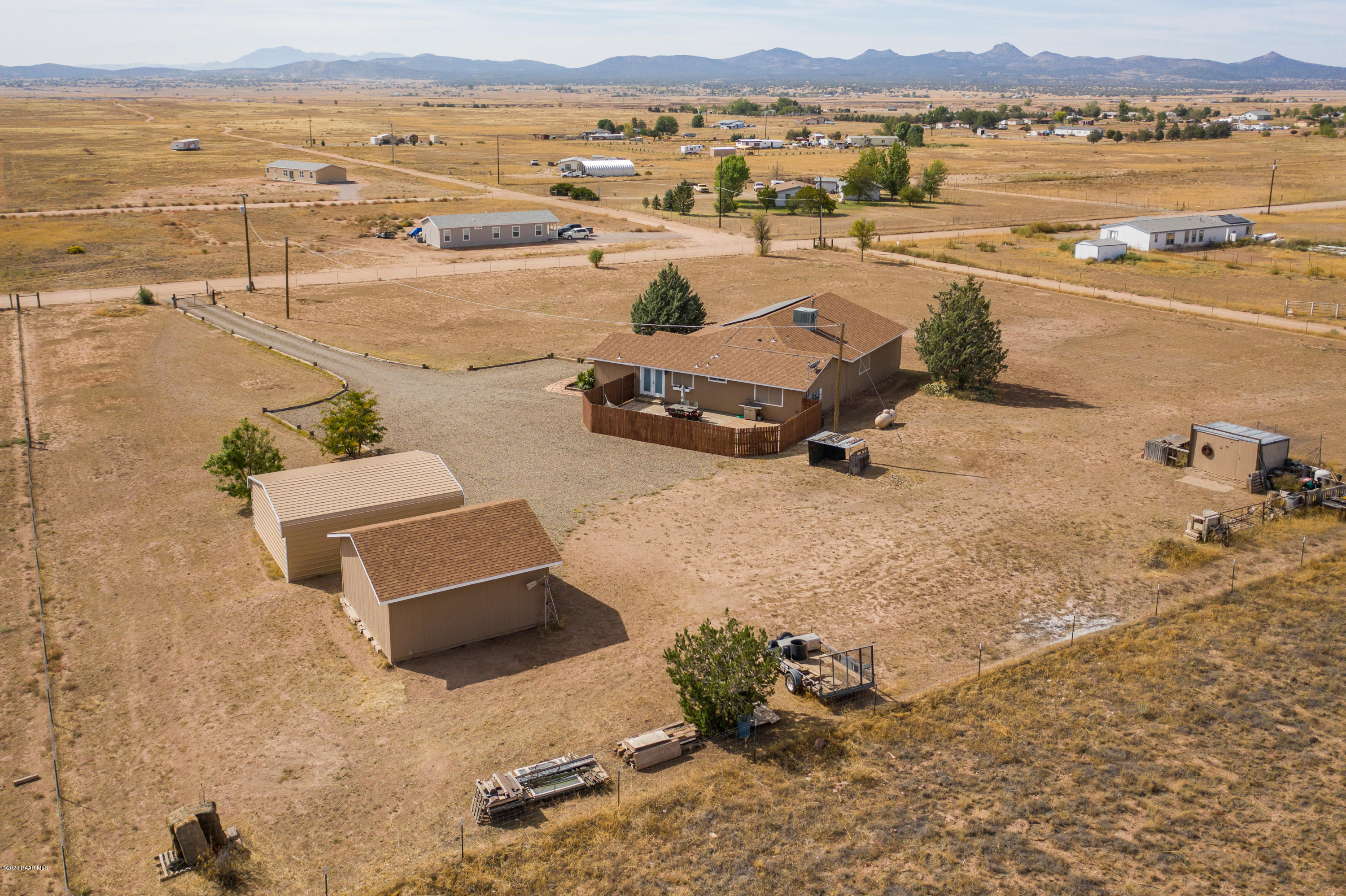 700 Ranch House Road Paulden, AZ 86334 - Photo 24 of 26 an aerial view of a city with ocean view