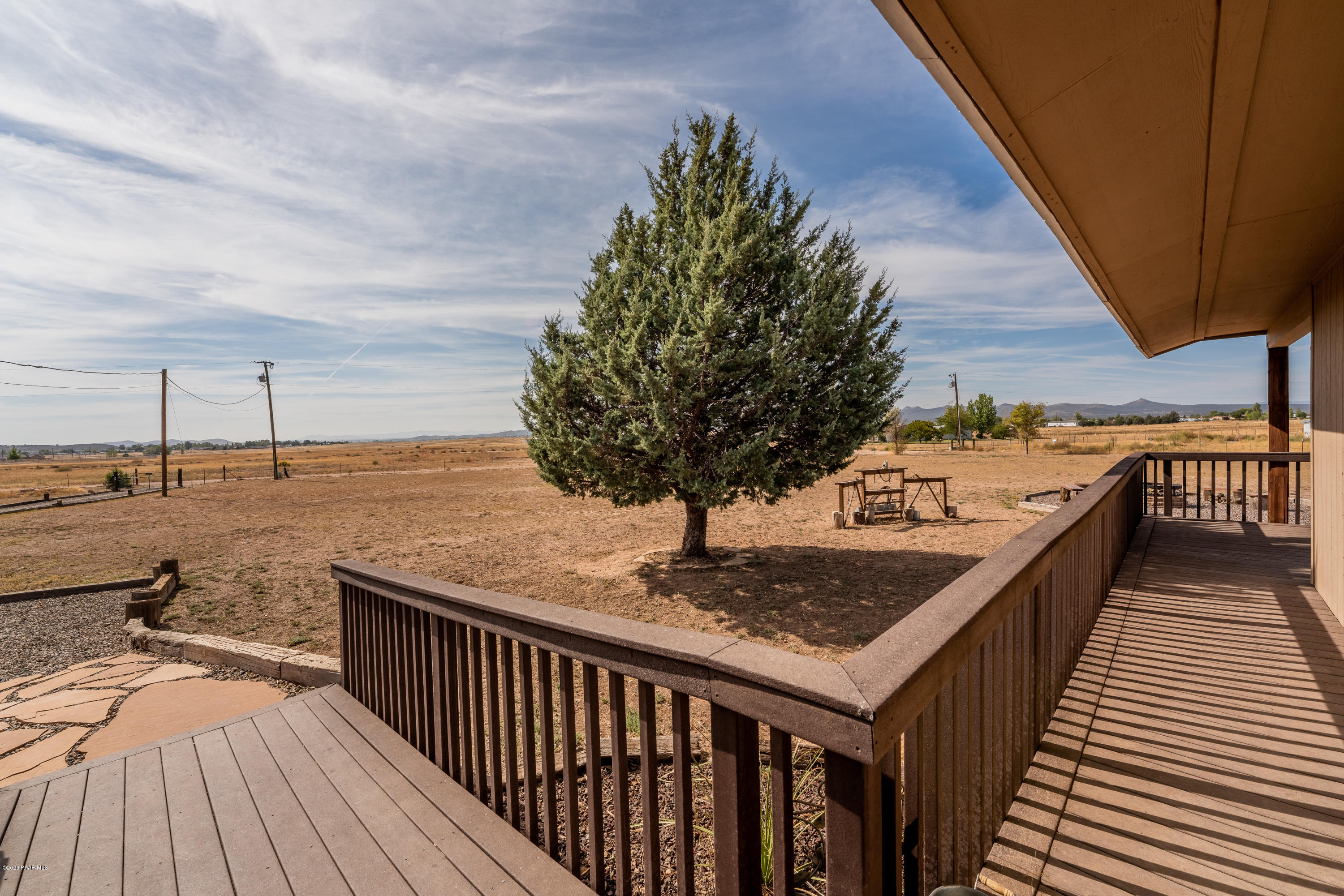 700 Ranch House Road Paulden, AZ 86334 - Photo 3 of 26 a balcony with wooden floor