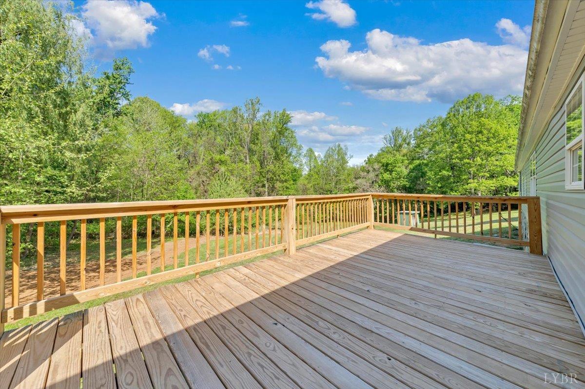2781 Johnson School Road Thaxton, VA 24174 - Photo 48 of 63 a view of balcony with wooden floor