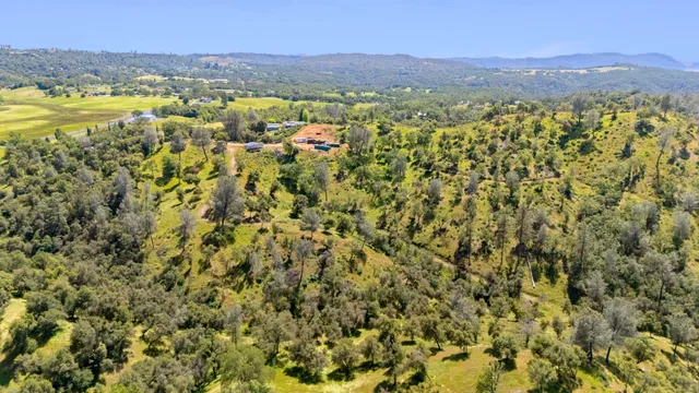 a view of city and mountain