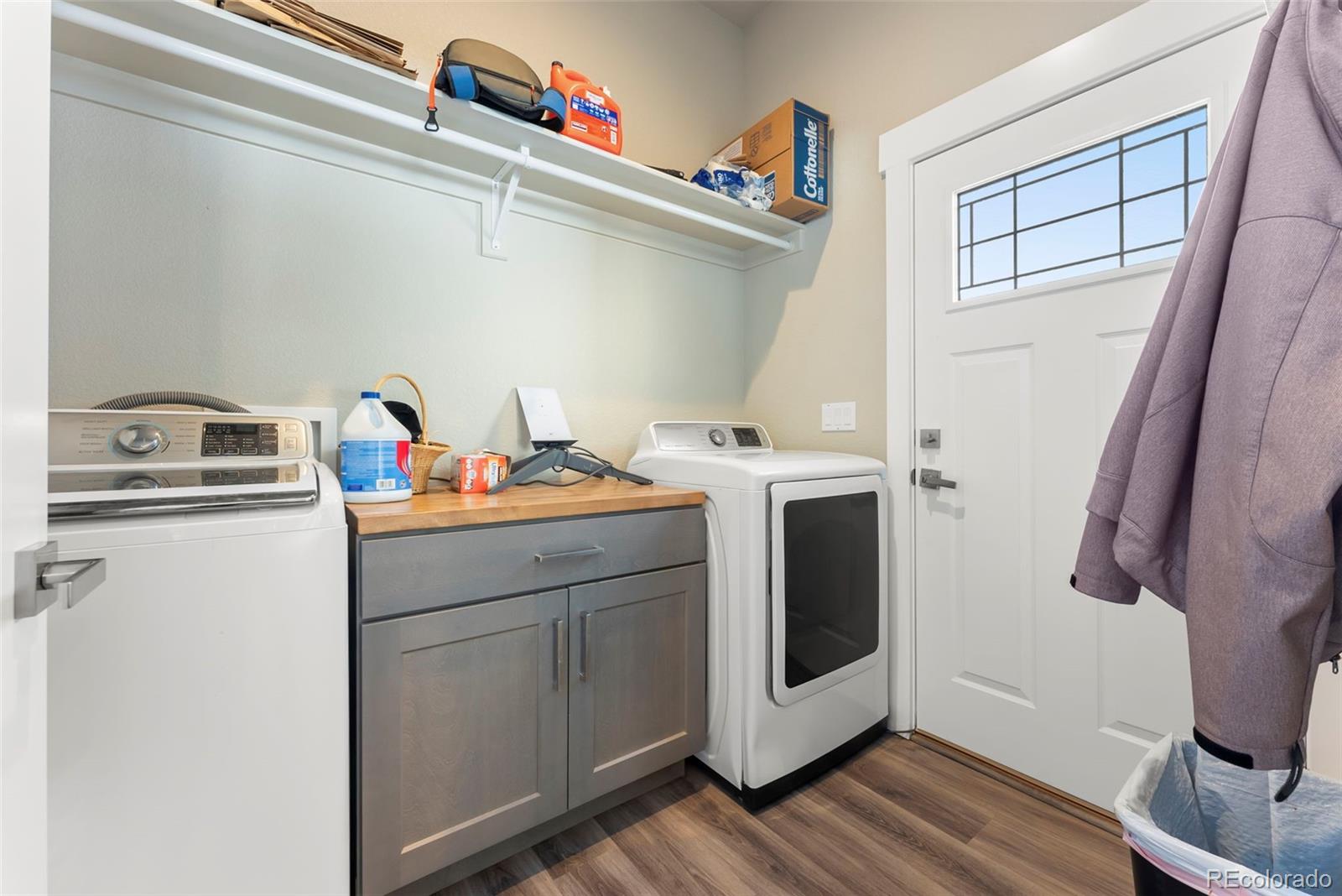 489 Duesouth Road Florissant, CO 80816 - Photo 26 of 45 a utility room with dryer and washer