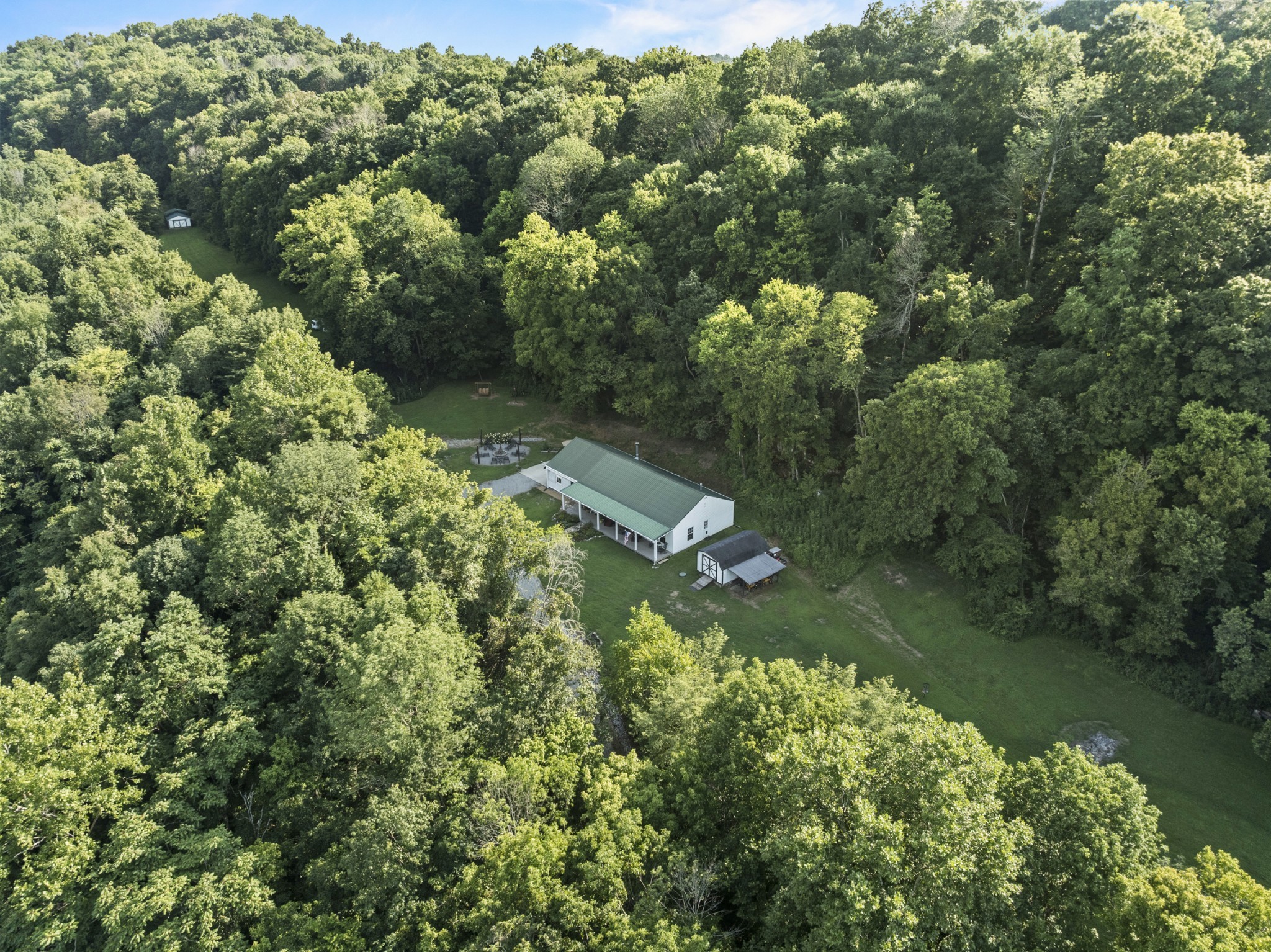 3336 Green Grove Road Hartsville, TN 37074 - Photo 35 of 64 an aerial view of residential house with outdoor space