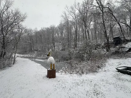a view of parked next to a road