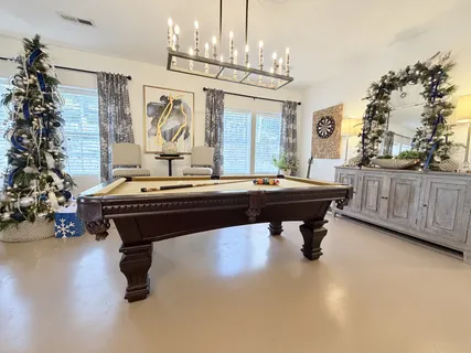 a view of a lush green forest