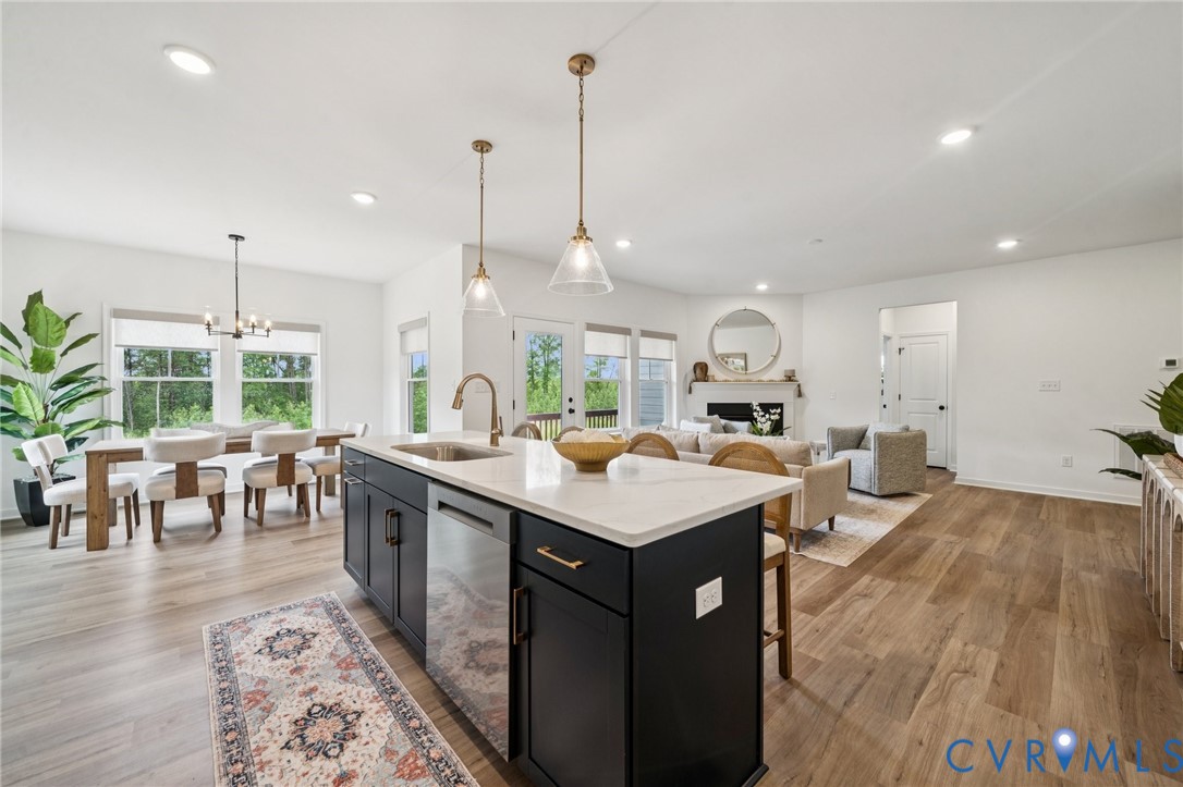 Tbd Albevanna Spring Road Scottsville, VA 24590 - Photo 15 of 33 View to family room and dinette of staged home